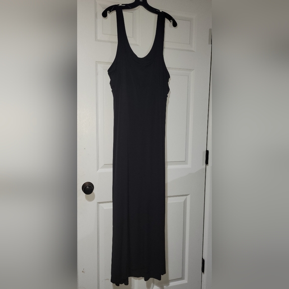 B NWT Jaclyn Smith  2X Dress Maxi  Dress Beaded Neckline Cruise Wear - Picture 2 of 4